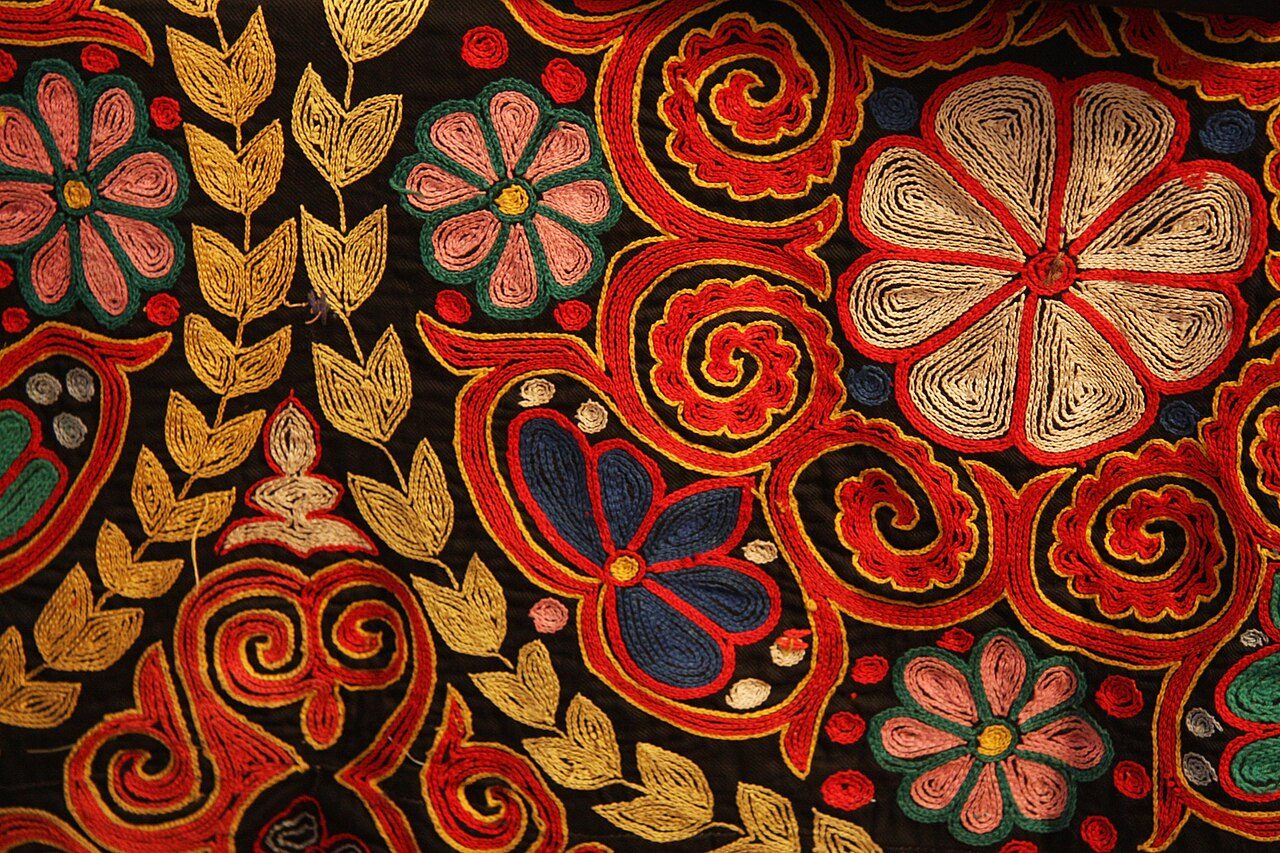 A traditional Kazakh rug I bought when I lived in Mongolia.