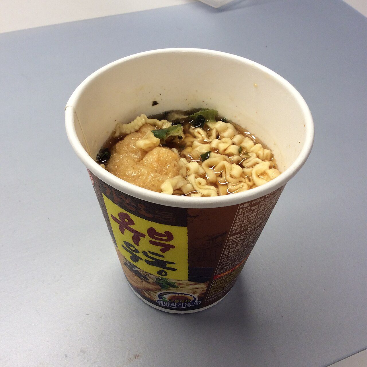 Fried Tofu Cup Ramyeon (유부우동 컵라면)