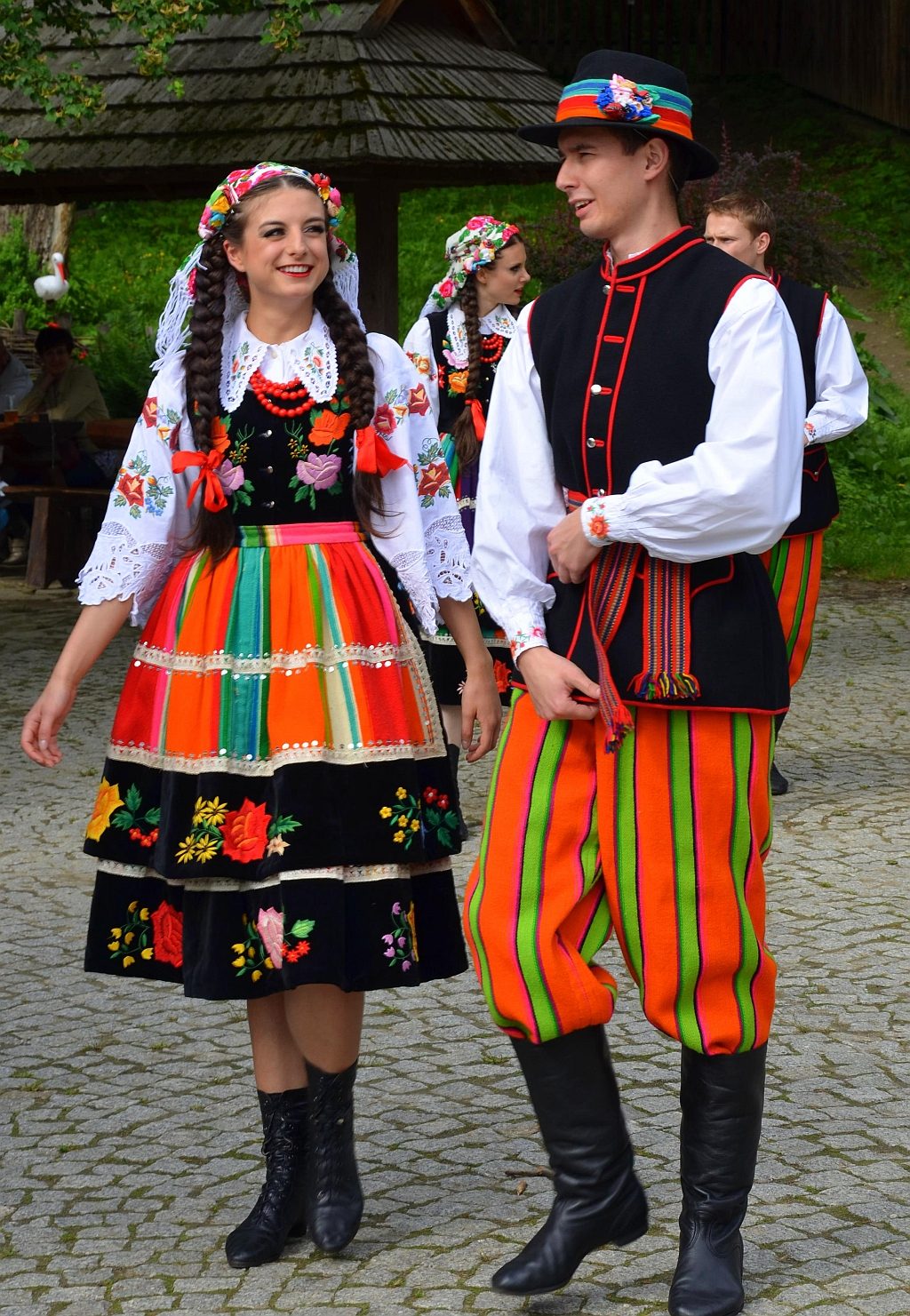 Funfairs in Skansen in Sanok