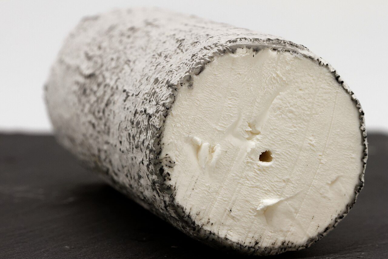 half Sainte-Maure de touraine (goat's milk cheese)
