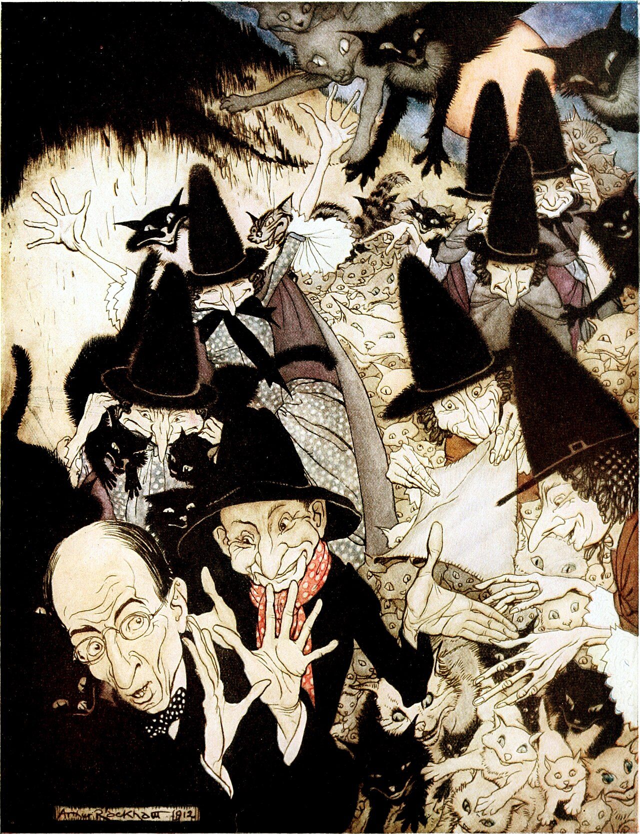 Image from "The Rhymes of Mother Goose" in St. Nicholas, Volume 40