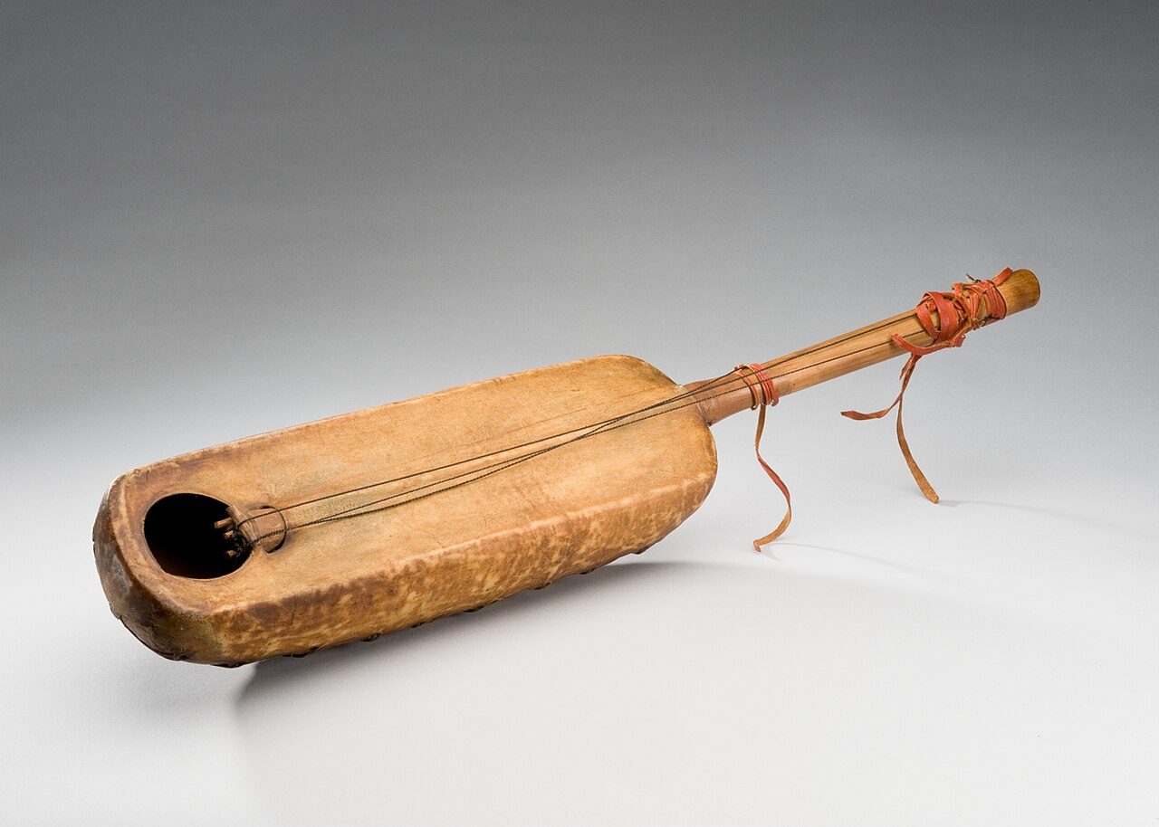 Molo Musical String Instrument, Lorenzo Dow Turner Papers, Anacostia Community Museum Archives, Smithsonian Institution, gift of Lois Turner Williams. This particular instrument was collected by Dr. Lorenzo Dow Turner, from the Hausa people of Nigeria in 1951 (see source page)/…