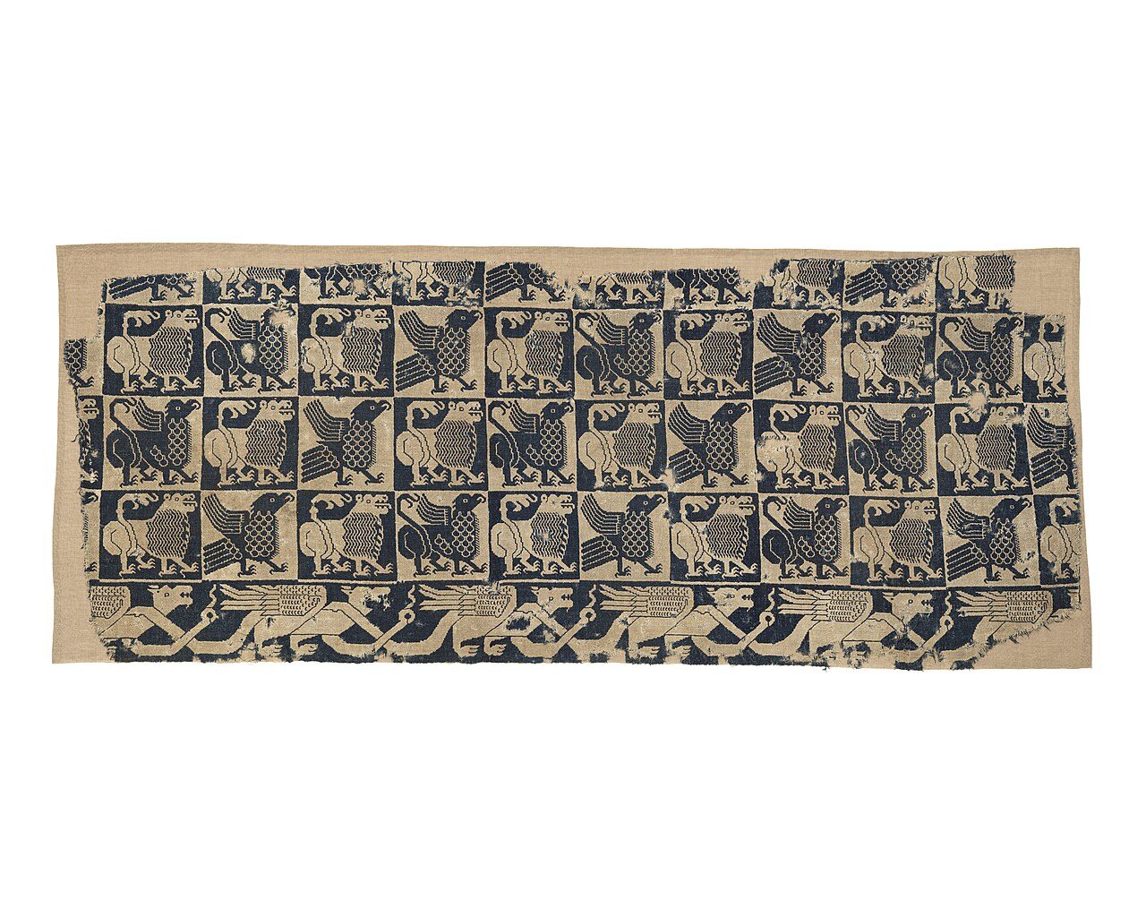 Image depiction Grödinge tapestry with object number 96361_HST in the collection of the Swedish History Museum.
