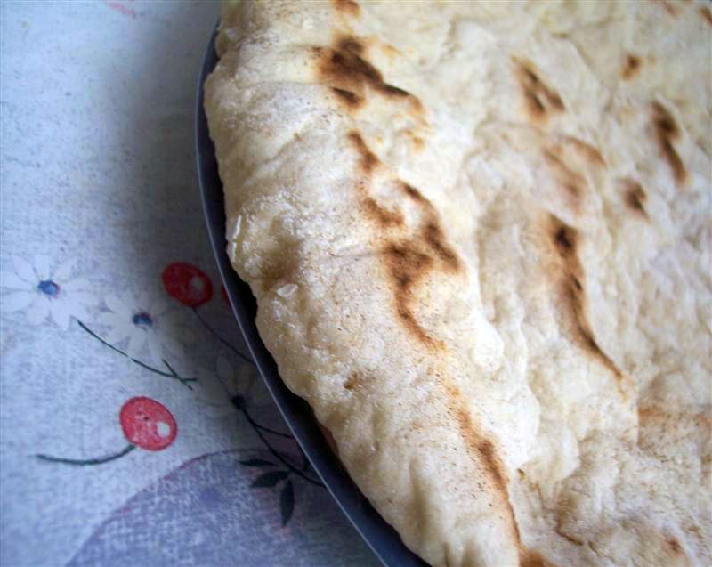 Bazlama is a traditional type of bread in Turkey.