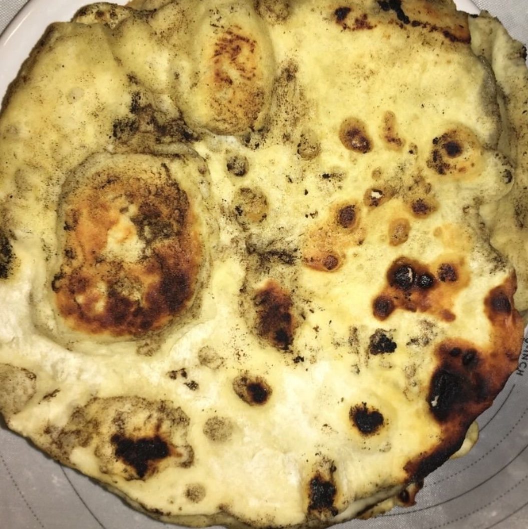 Israeli-style laffa bread.