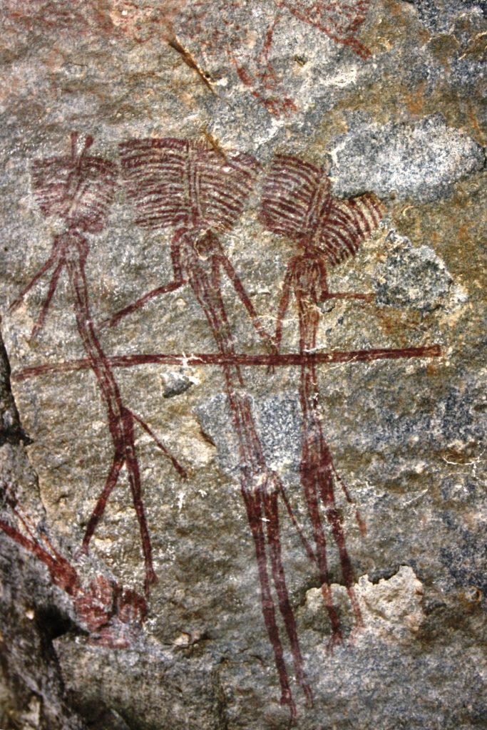 Rock paintings at Kondoa, Tanzania 2012