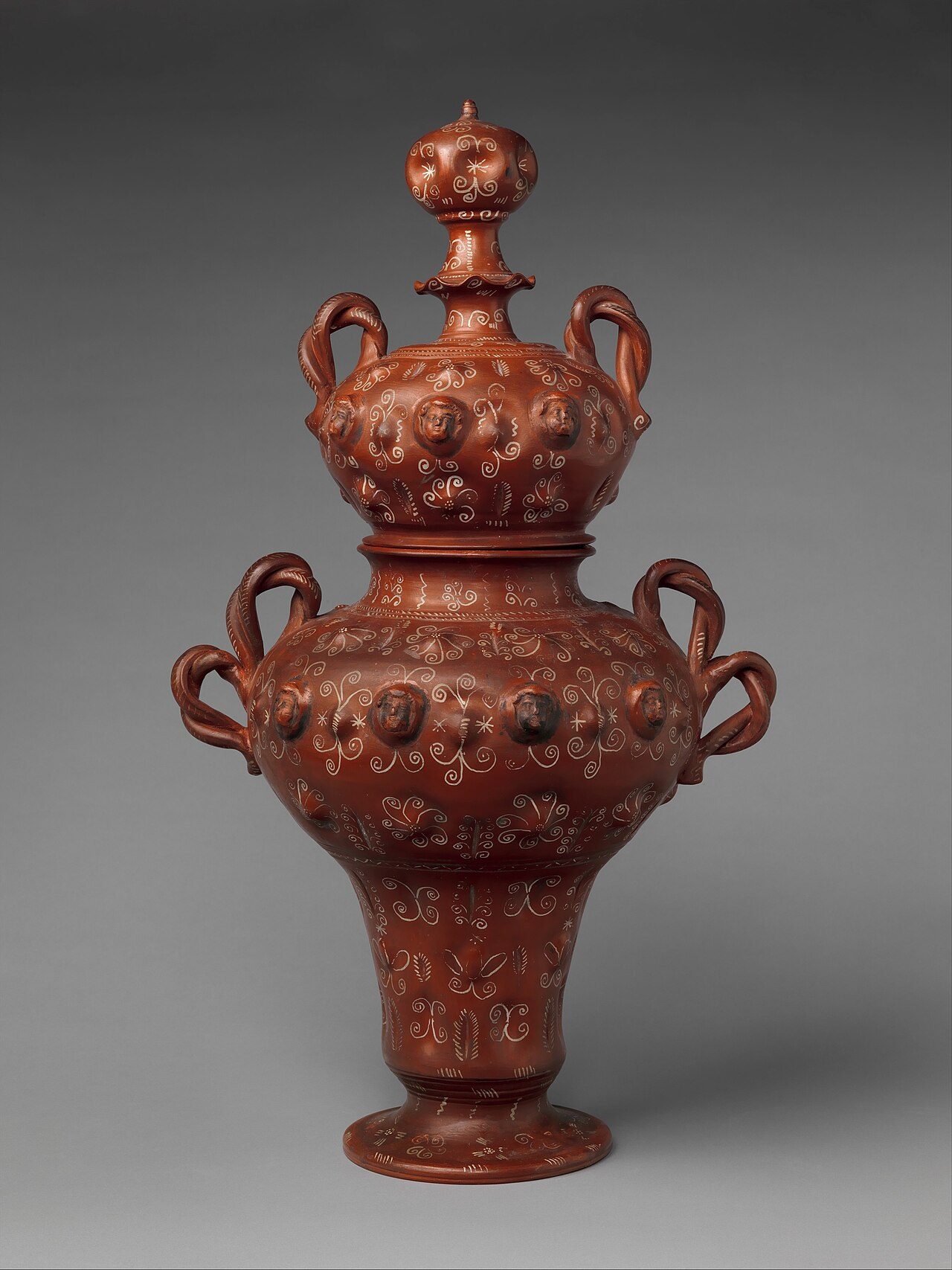 Mexican; Covered jar; Ceramics