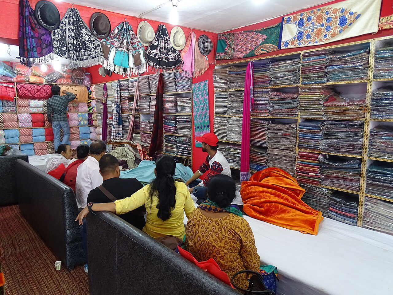 Sari Shopping - Naldehra - Near Shimla - Himachal Pradesh - India
