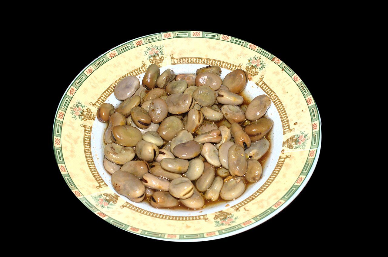 Plat de fèves de Tunisie