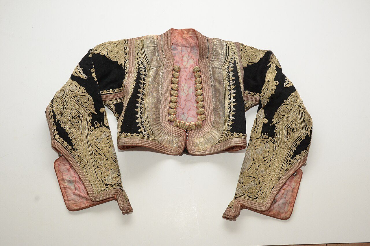 Mintan, upper robe for women, made in Kosovo and Metohija in the 20th century