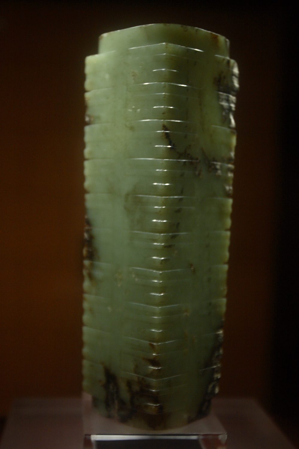 Jade Cong in Jinsha archaeological site, Chengdu China