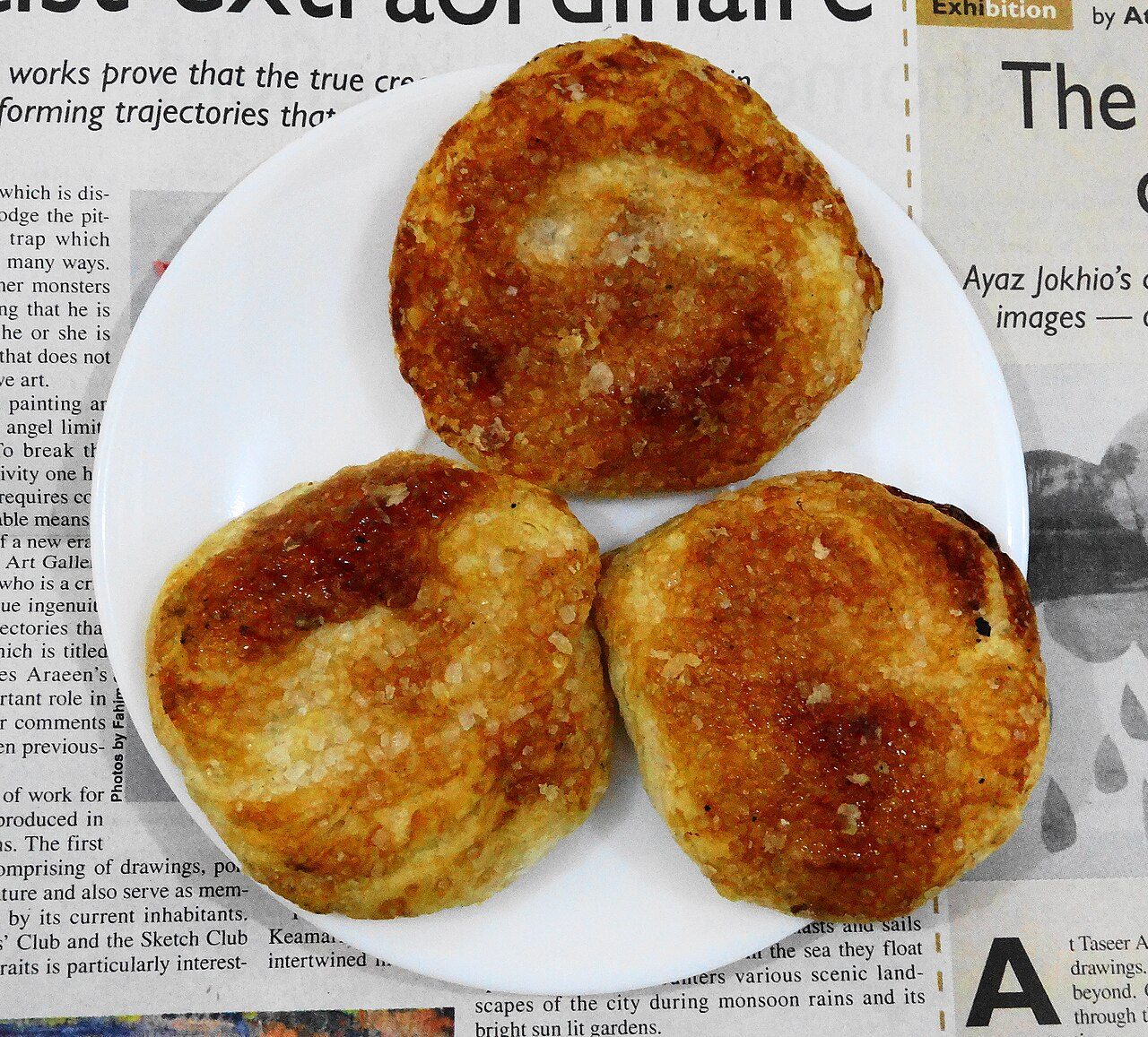باقر خانی، Baqar Khani, Pakistani Puff Pastry, Bakarkhani