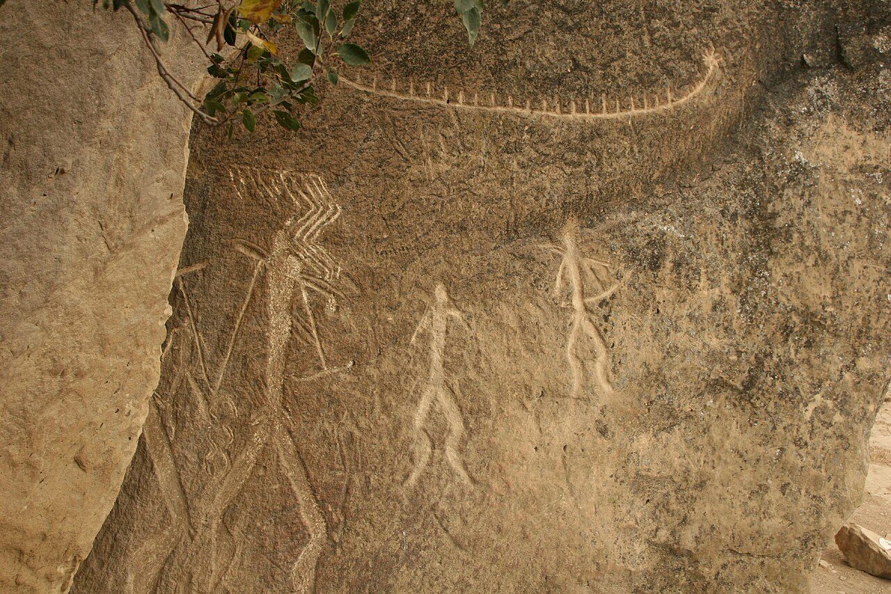 Petroglyphs of Qobustan (Azerbaijan); a UNESCO World Heritage. Settled since the 8th millennium BC, the area contains thousands of rock engravings spread over 100 square km depicting hunting scenes, people, ships, constellations, animals, etc. Qobustan's consecration in the…