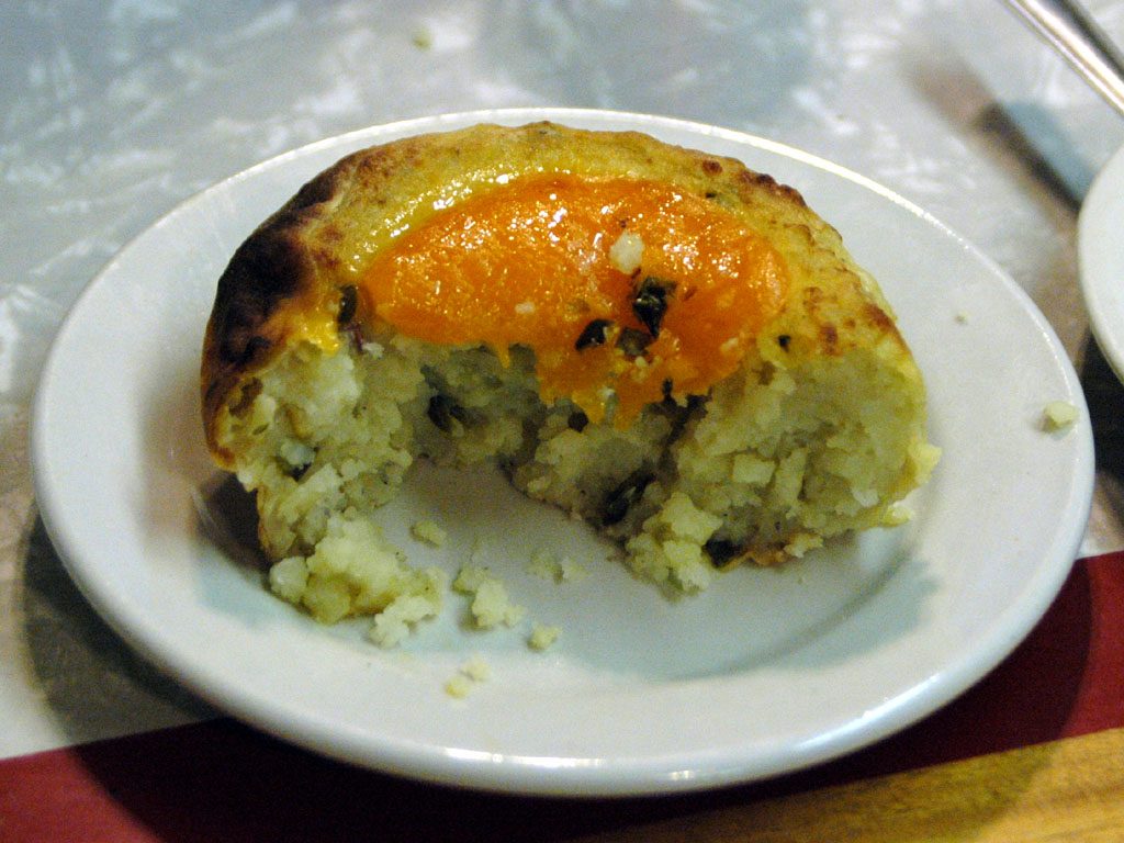 Knish from Shimmel, lower east side, Manhattan, NYC