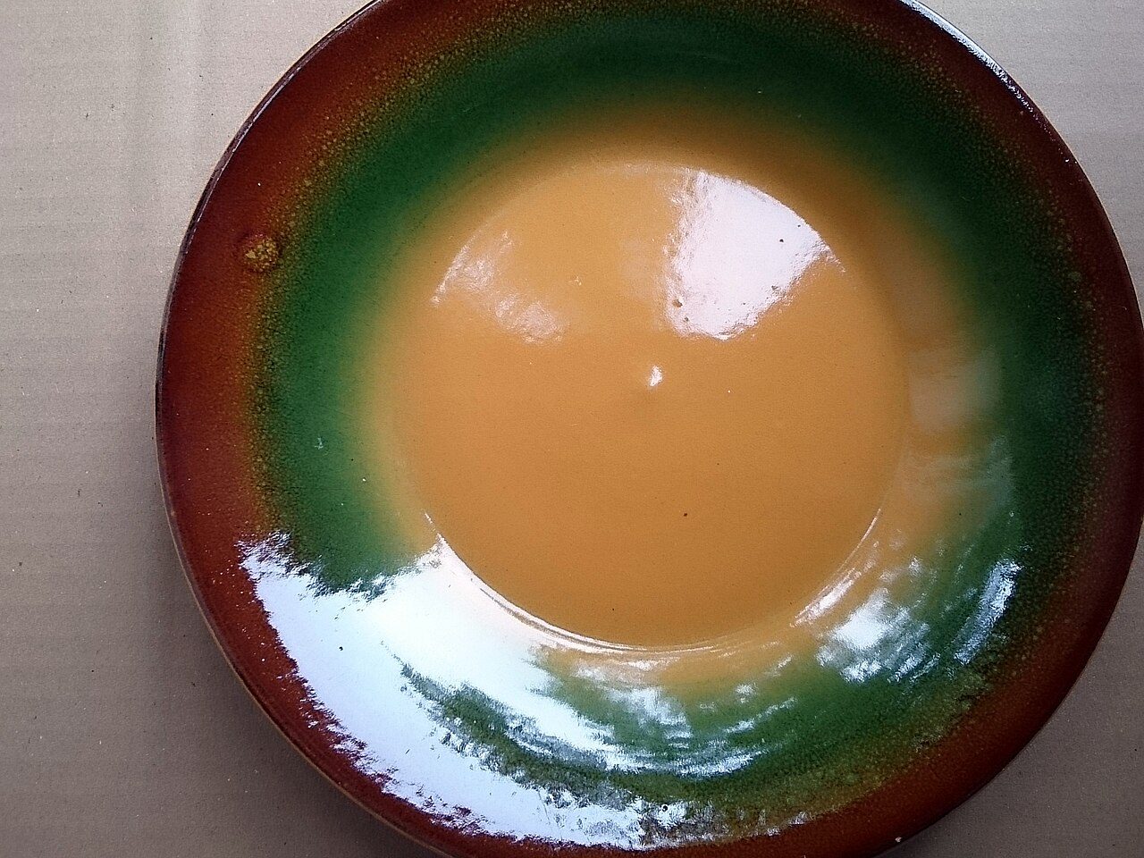A traditional Latvian plate.
