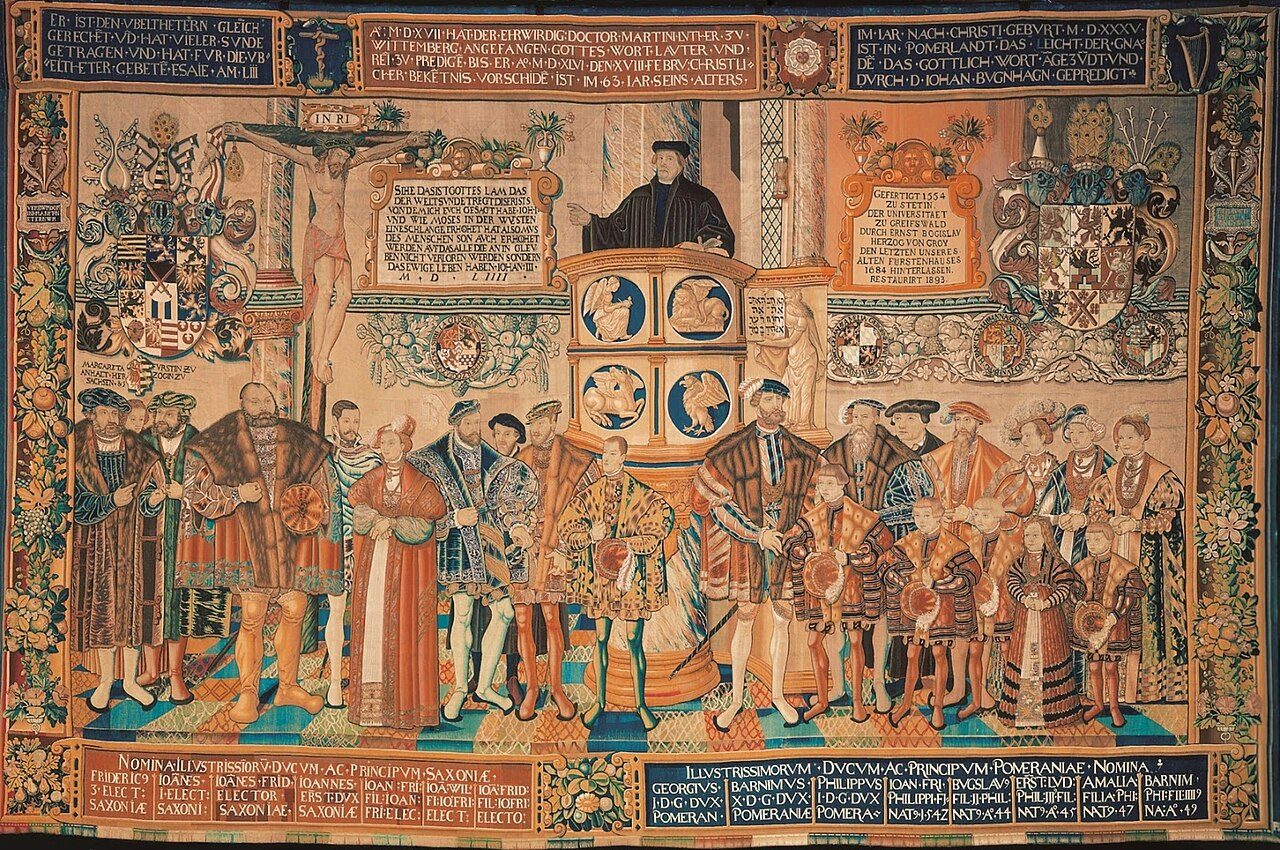 Hochzeits- und Reformationsgedenkteppich Philipps I. von Pommern (Croy-Teppich)