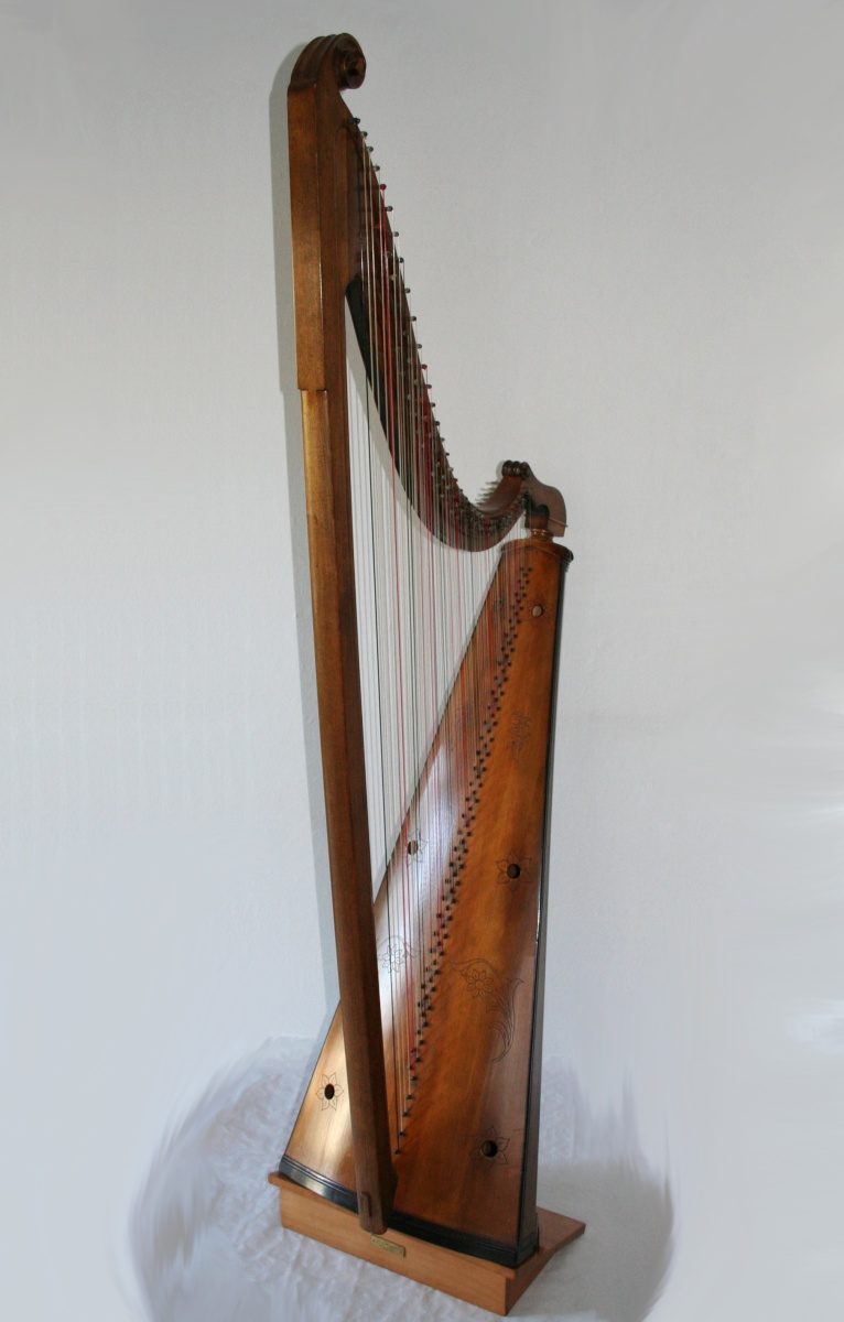 Triple harp by Tim Hampson