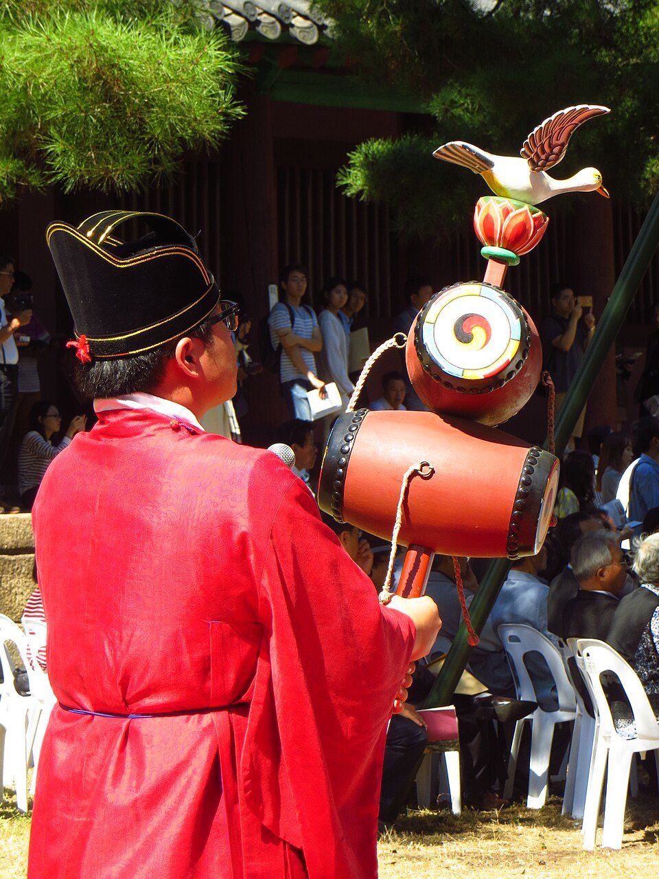 Nodo, traditional Korean musical instrument, used in ritual and court music