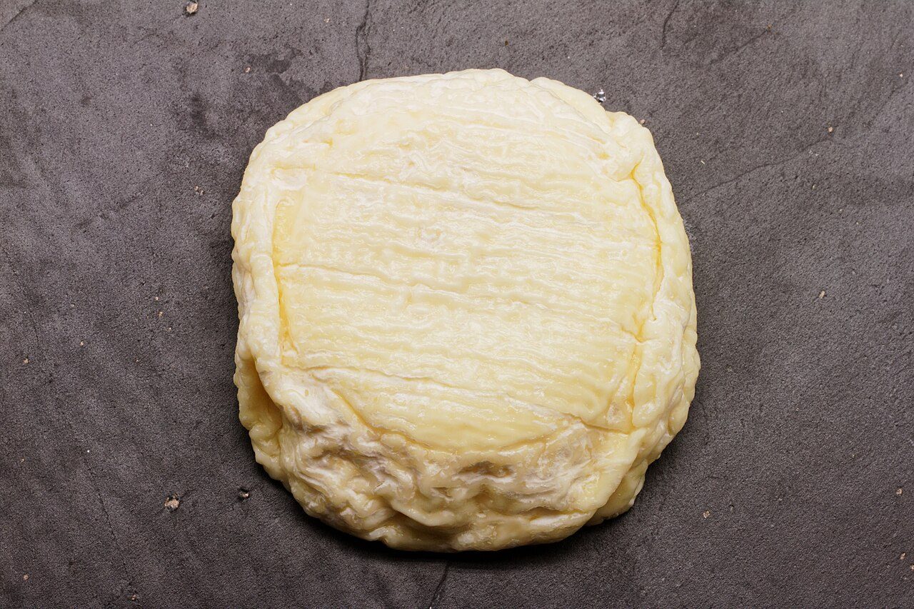 Un Saint-marcellin, fromage du Dauphinois.