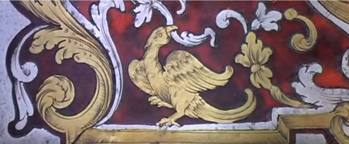 example of boulle work and turtle