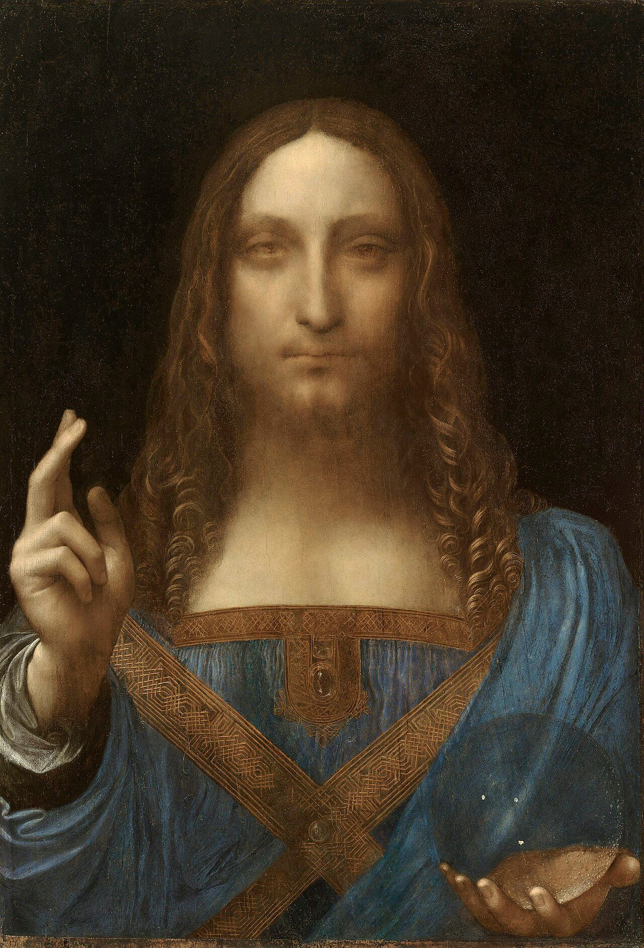 Reproduction of the painting after restoration by Dianne Dwyer Modestini, a research professor at New York University.