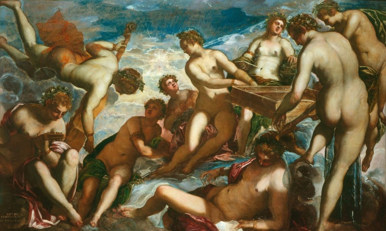The Muses title QS:P1476,en:"The Muses " label QS:Len,"The Muses " label QS:Lru,"Музы (картина)" label QS:Lja,"ムーサ" label QS:Lfr,"Les Muses" label QS:Lnl,"De Muzen"