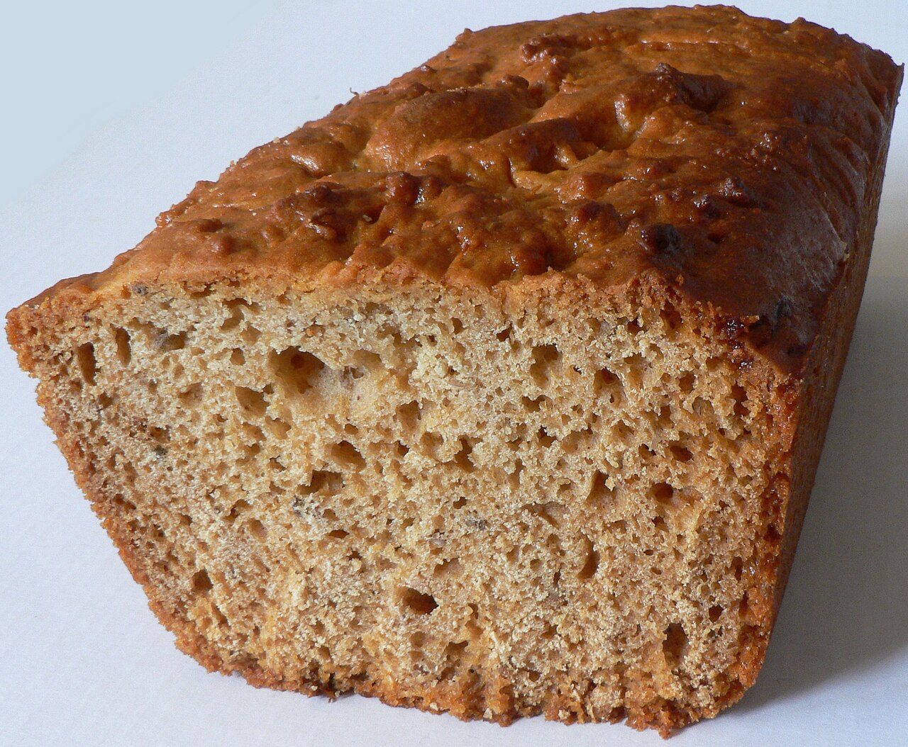Pain d'épices , a French pastry containing honey and spices; home-made by the photographer