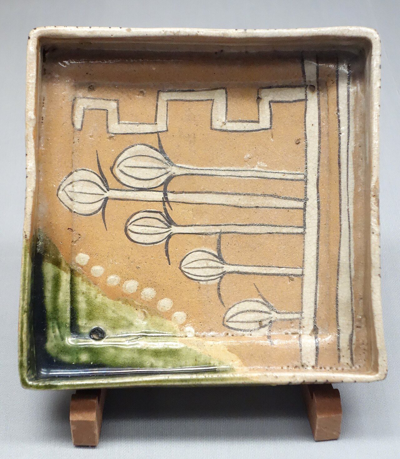 Exhibit in the Tokyo National Museum, Tokyo, Japan. This artwork is old enough so that it is in the public domain.