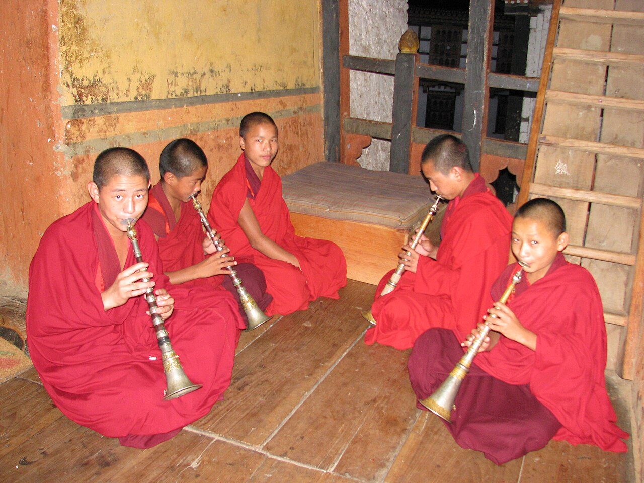Musician monks.