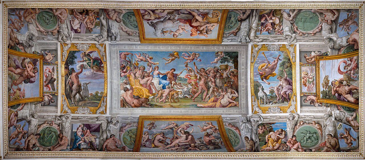 Farnese Ceiling after the restoration of 2015