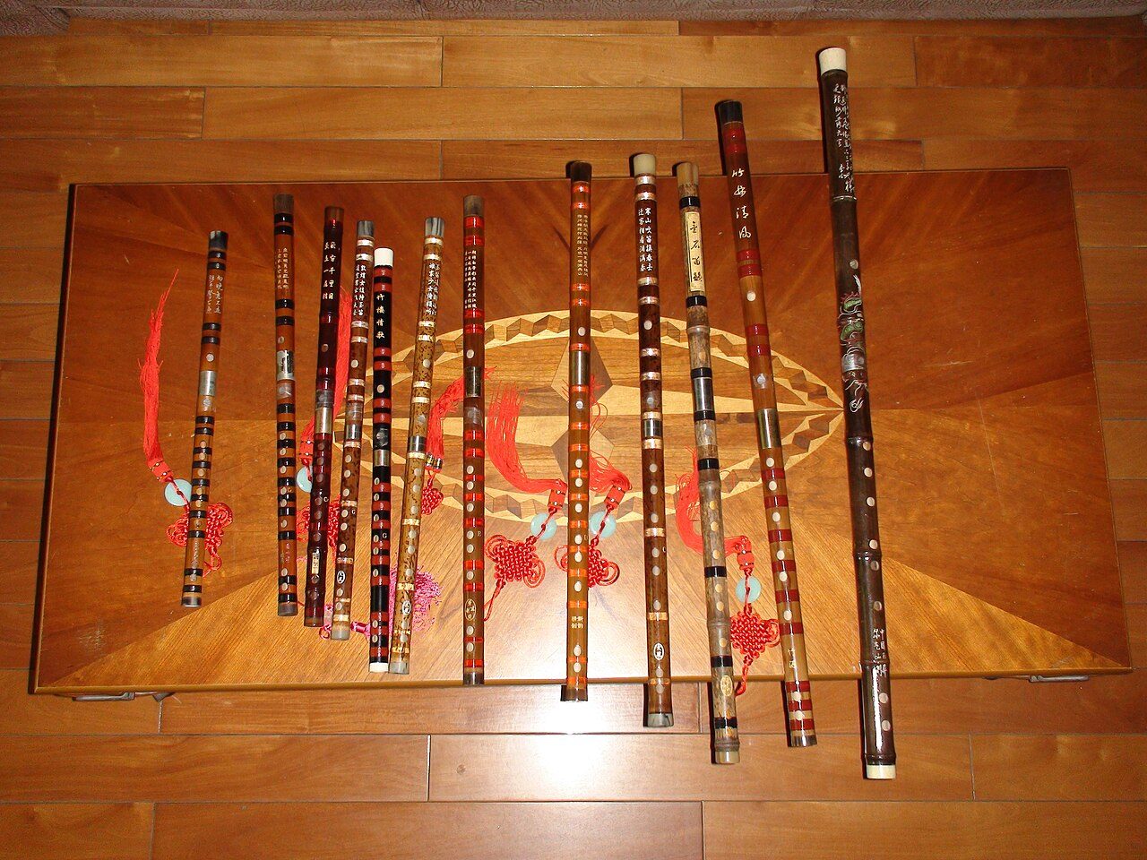 Different sizes of Dizi