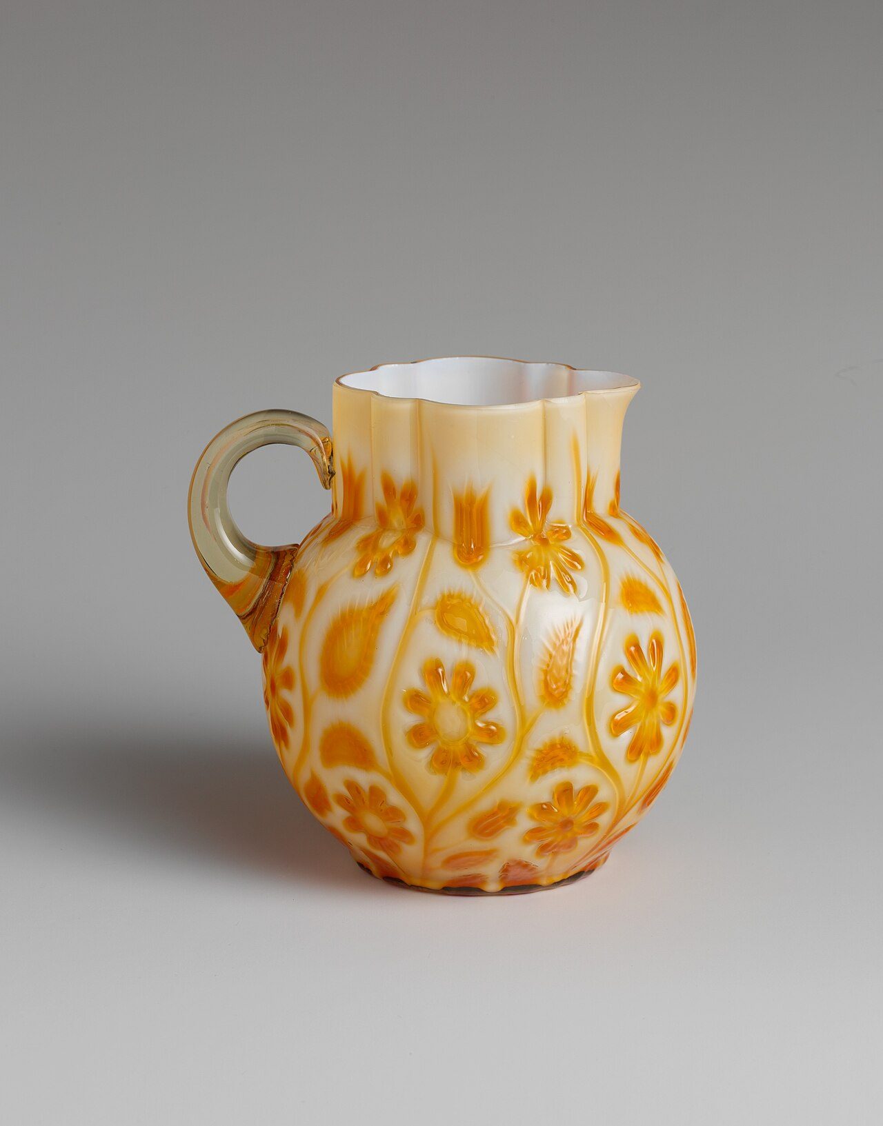 American; Cream pitcher; Glass
