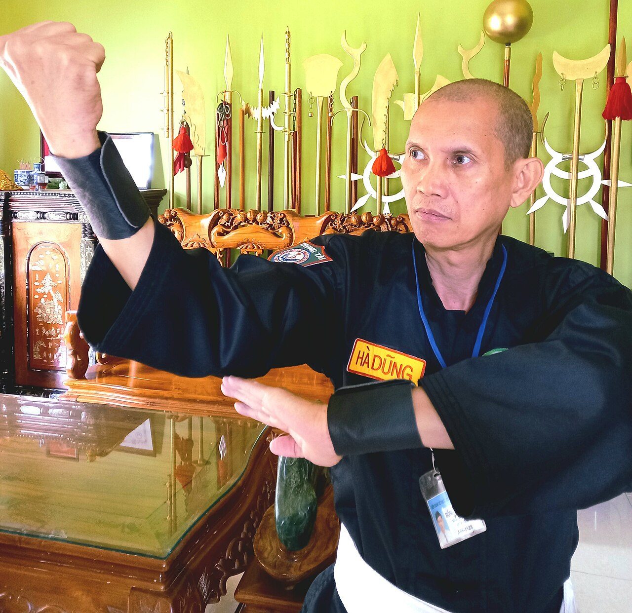 Một thế võ Nam Thiếu Lâm.