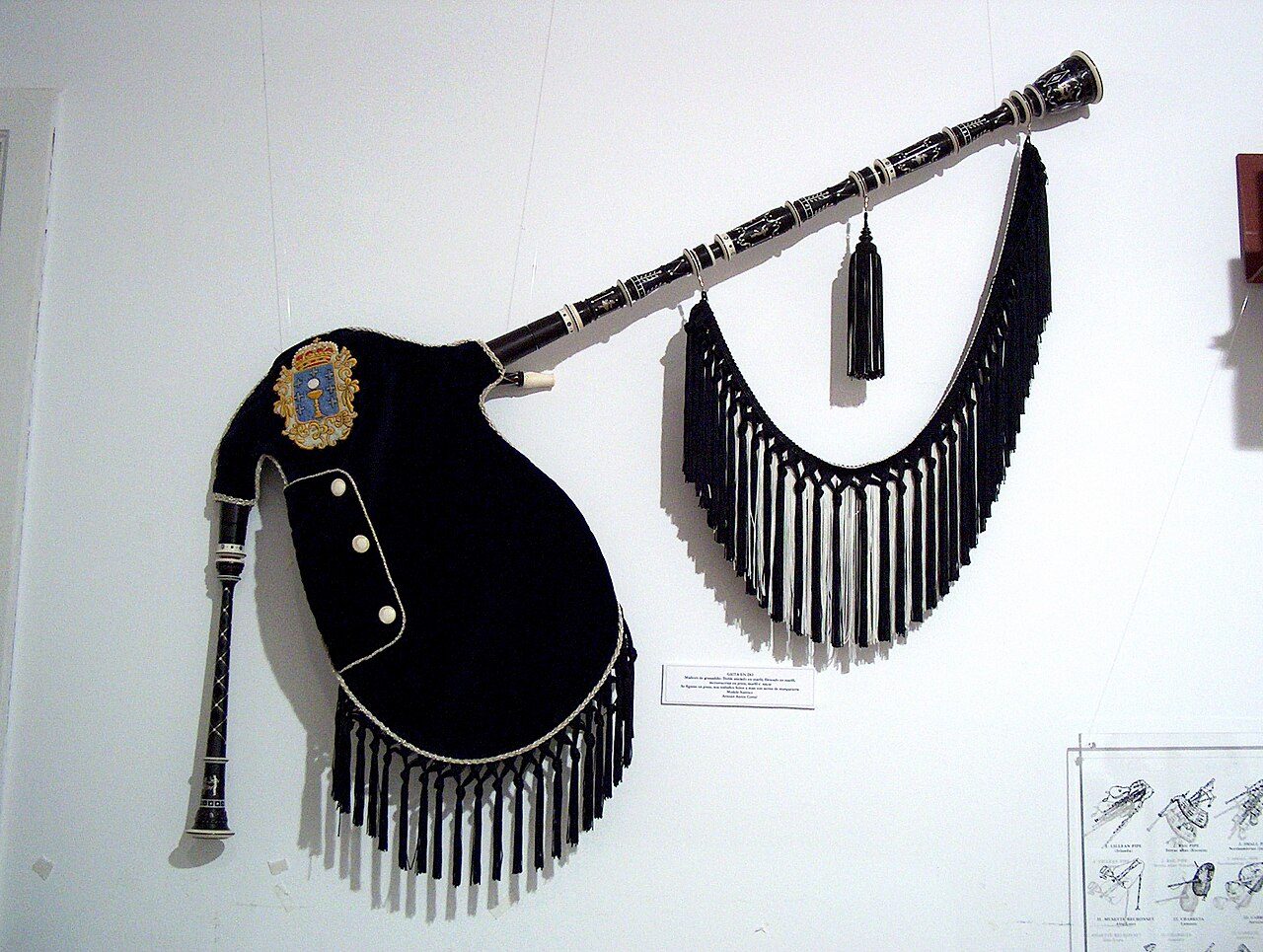 Gaita feita polo artesán Antón Corral.