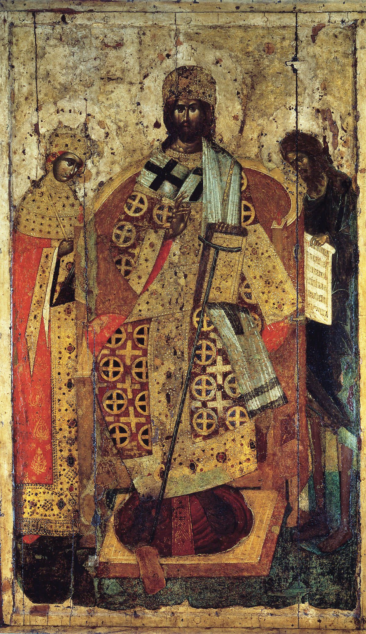 "Предста Царица" (икона к. XIV века, Успенский cобор Московского Кремля)