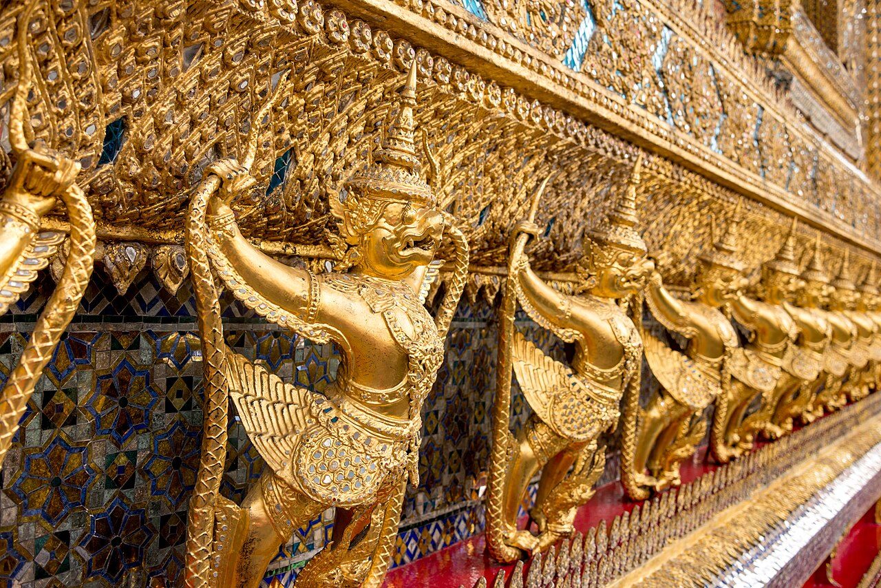 Garudas at Wat Phra Kaew, Bangkok