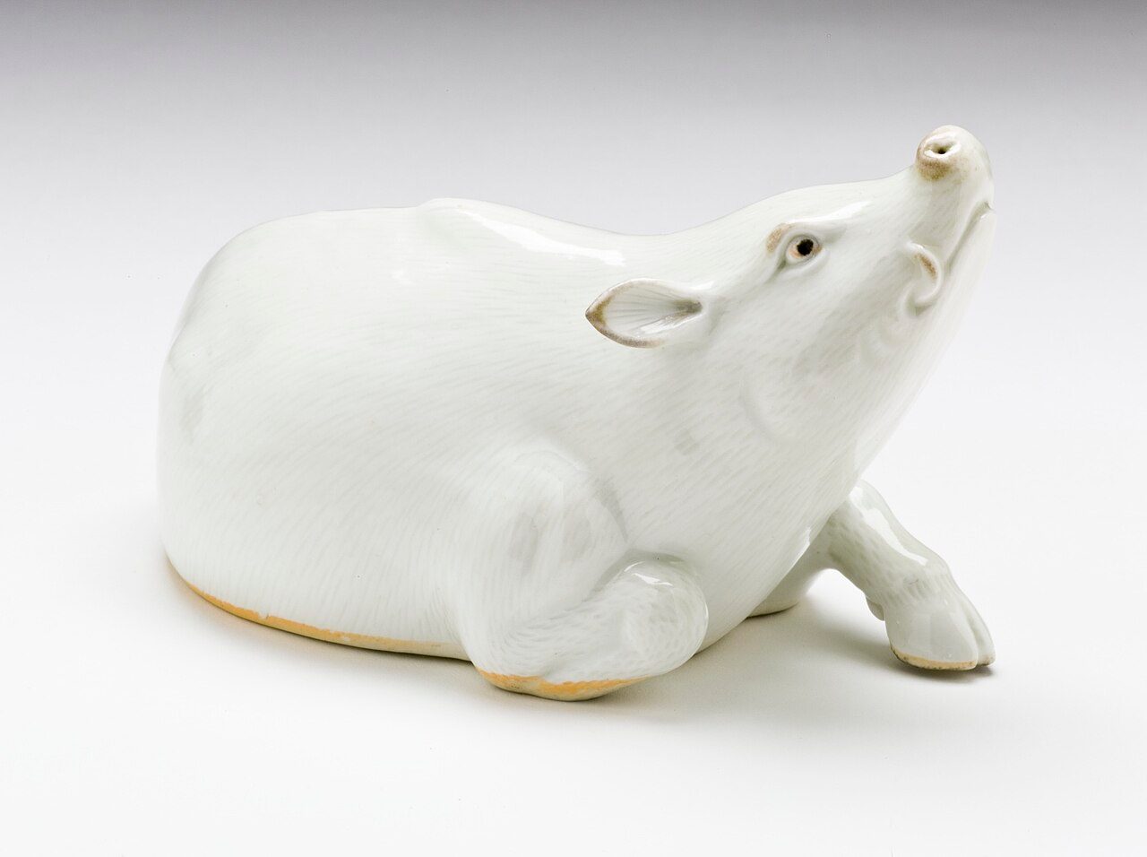 Japan, 19th century Sculpture Hirado Mikawachi ware; porcelain with clear glaze Gift of Allan and Maxine Kurtzman (AC1998.115.13) Japanese Art Currently on public view: Pavilion for Japanese Art, floor 3
