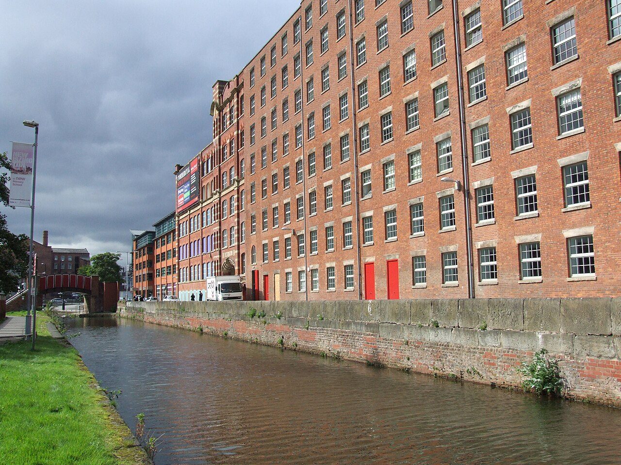 Murray's Mill, McConnel &Kennedy's Mill on the Rochdale Canal in Ancoats Redhill Street.