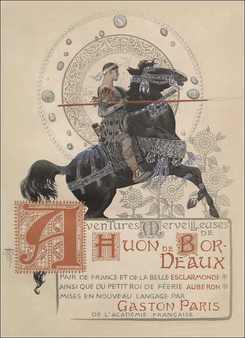 An illustration of the epic Huon de Bordeaux