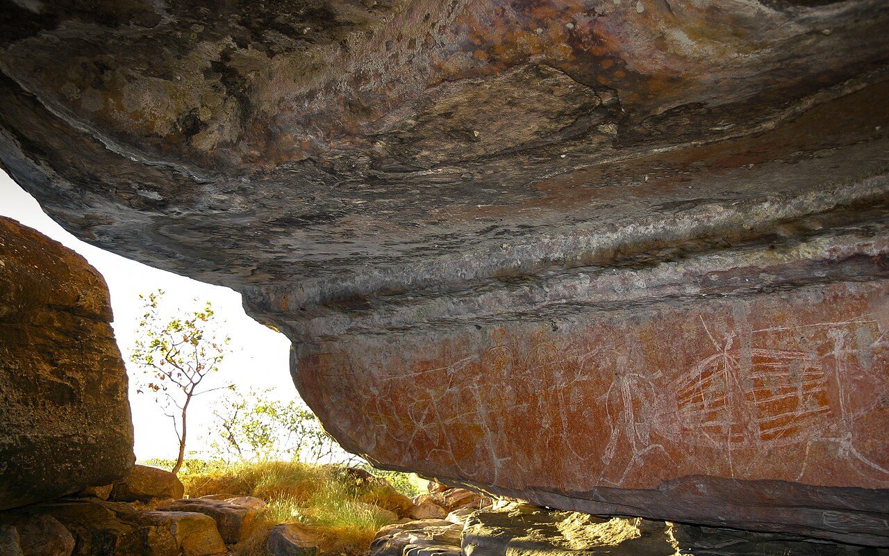 Rock art at the Ubirr site in Kakadu National Park