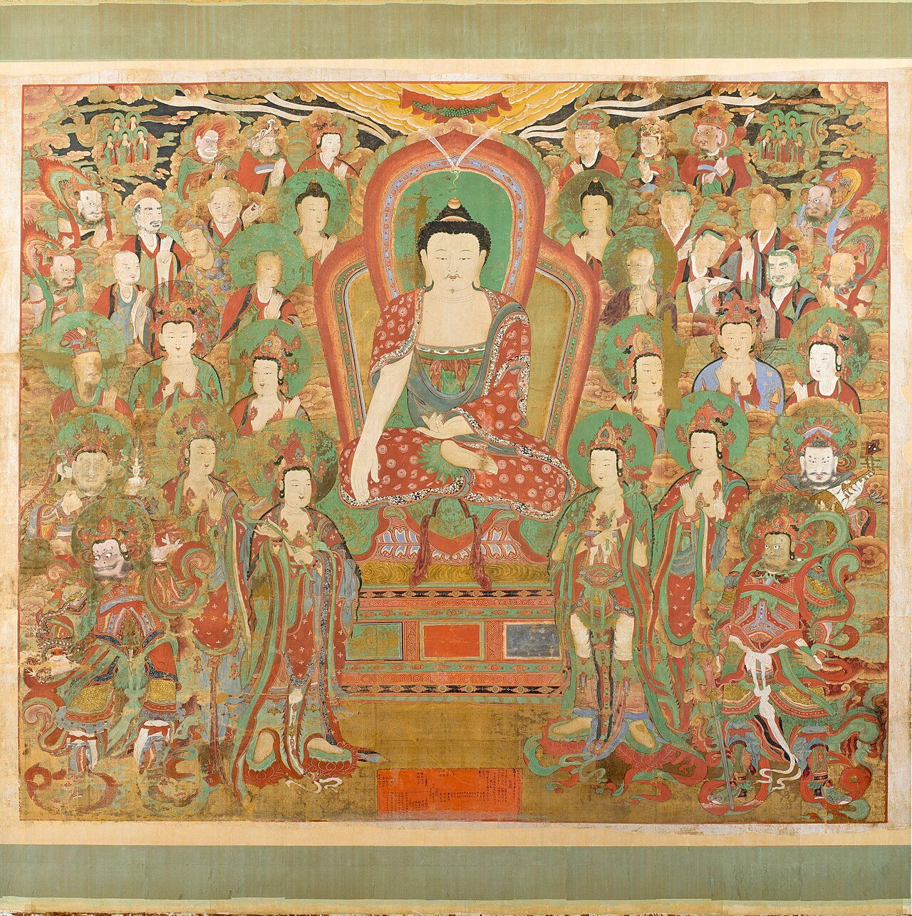 Korea, Korean, Joseon dynasty (1392-1910), dated 1755 Paintings Unmounted, ink and color on silk Image (approximately): 132 x 160 in. (335.28 x 406.4 cm) Far Eastern Art Acquisition Fund (AC1998.268.1) Korean Art