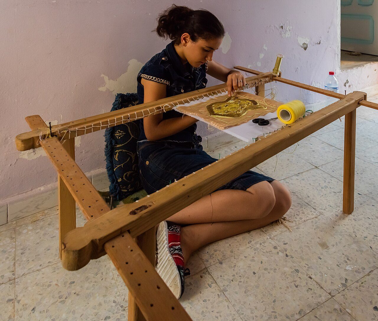Needlewoman, Mahdia, Tunisia