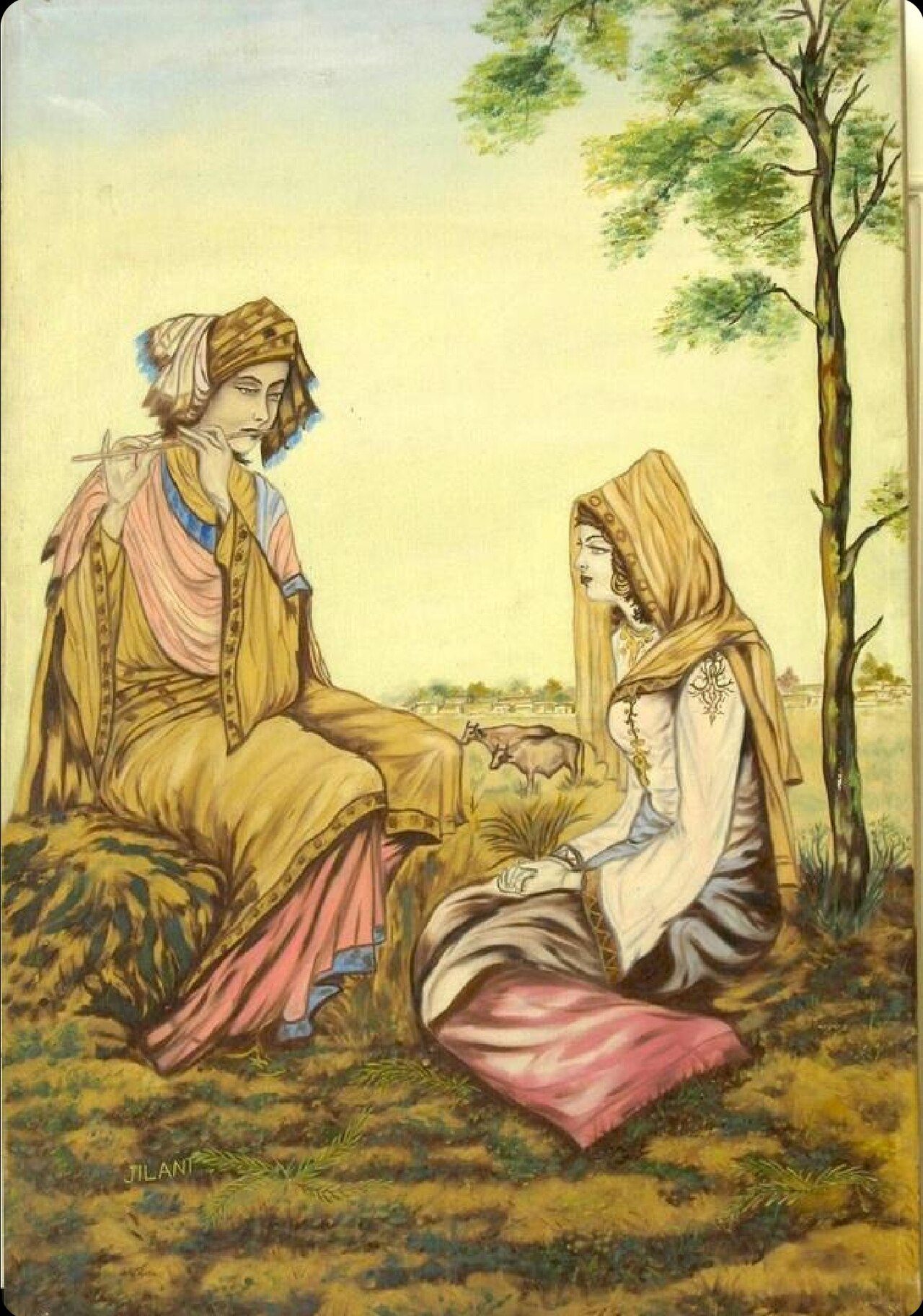 A painting by Shafqat Jilani