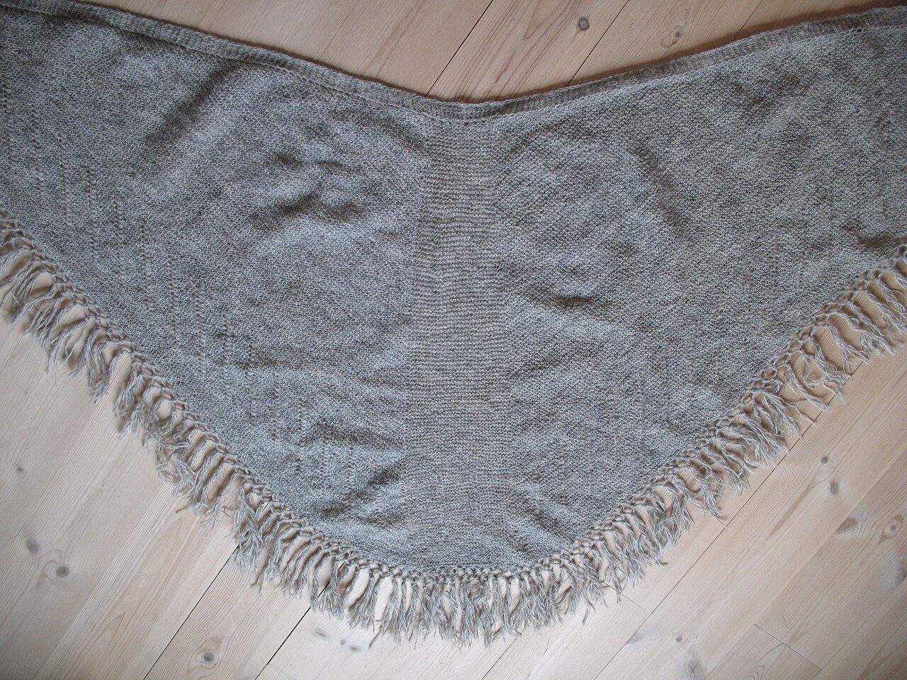 A Faroese shawl knit by Lisa Risager
