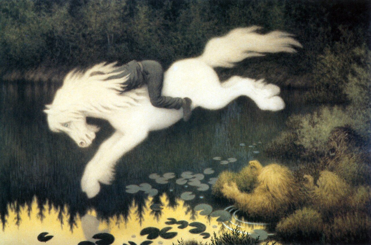 the horse depicting the Nix