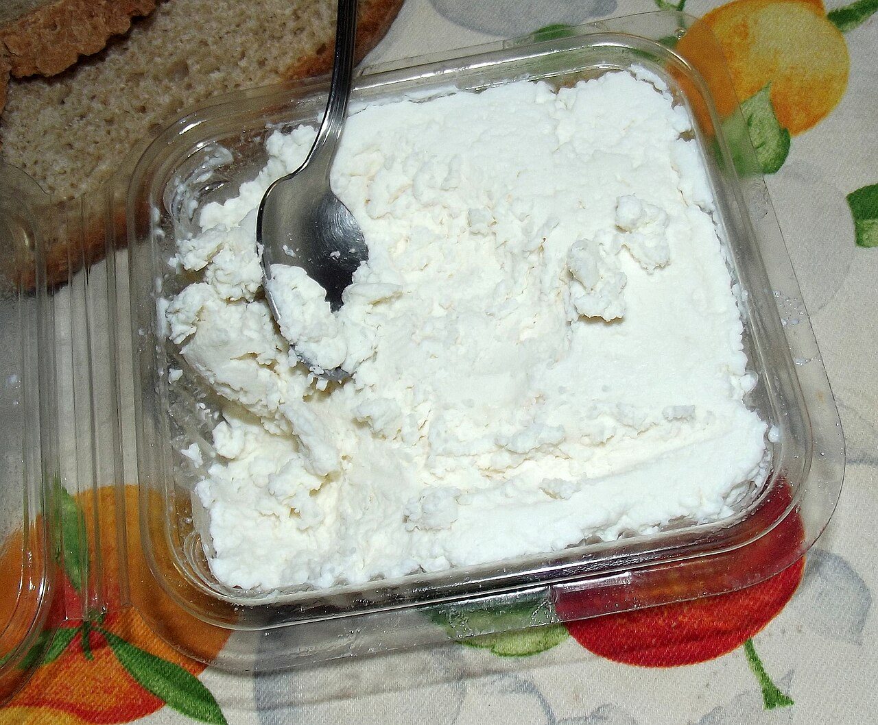 Bruss from Liguria (Mendatica) packed in a plastic bowl