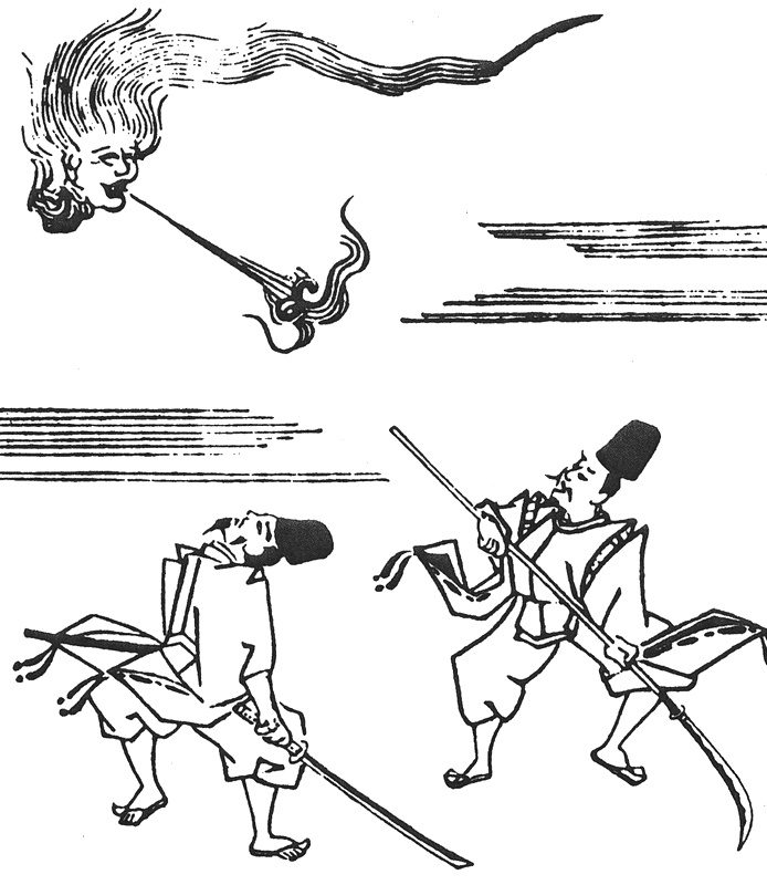 Ubagabi ( 姥ヶ火 ) from Saikaku shokoku banashi (西鶴諸国ばなし)