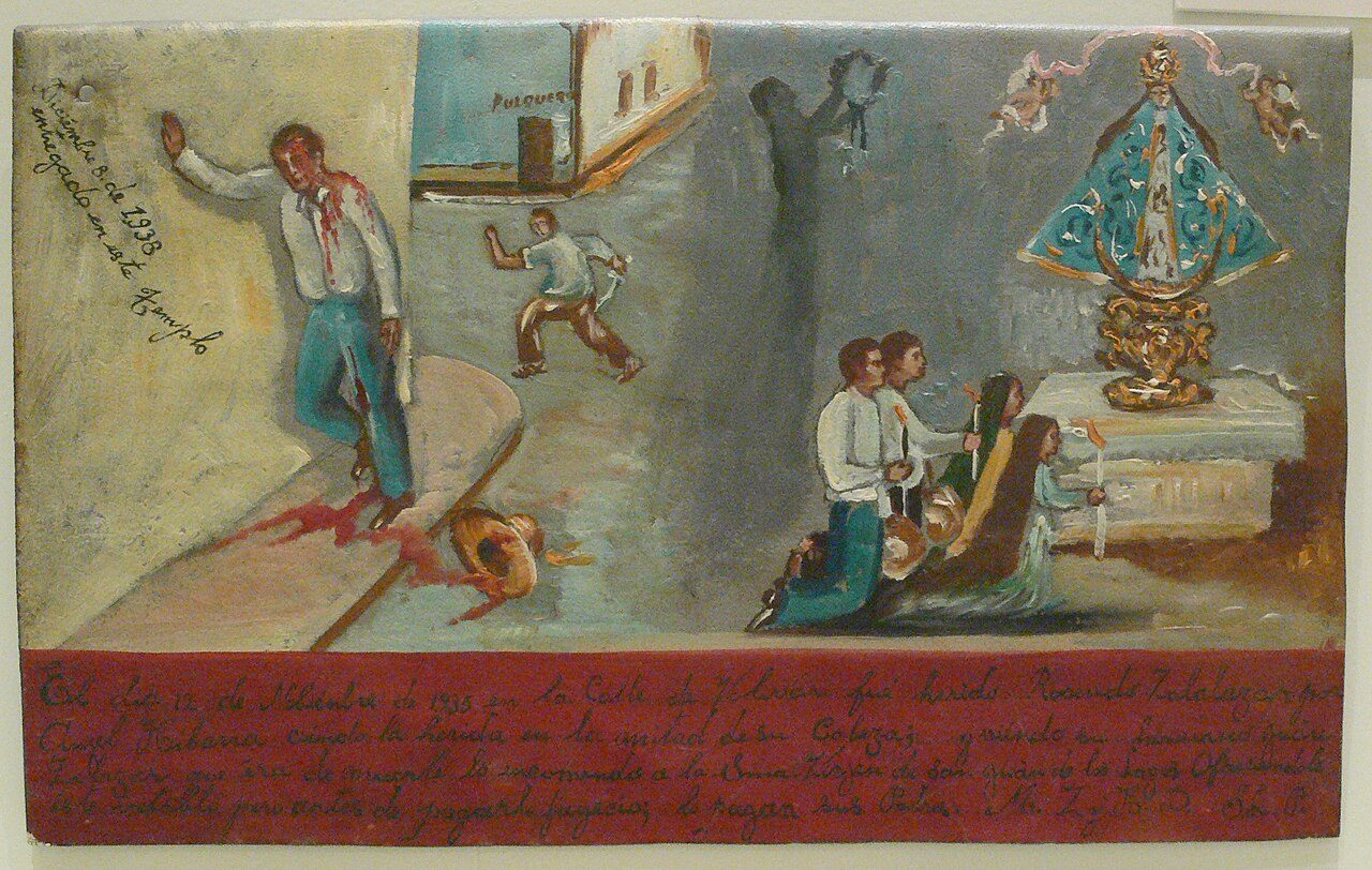 Tropenmuseum Amsterdam Votive painting for Our Lady of San Juan de los Lagos, Mexico