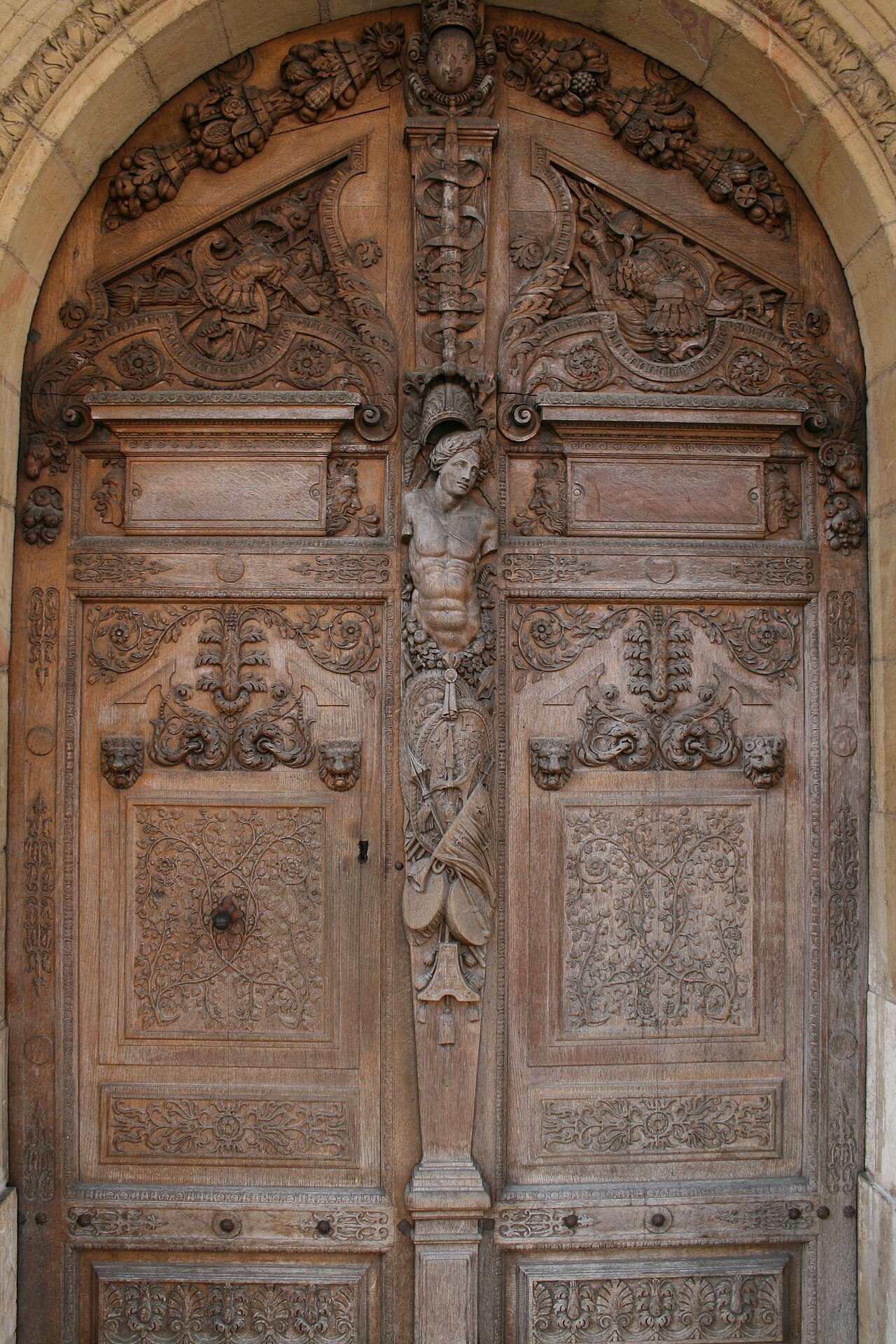 Hugues Sambin : Porte Parlement, Dijon.