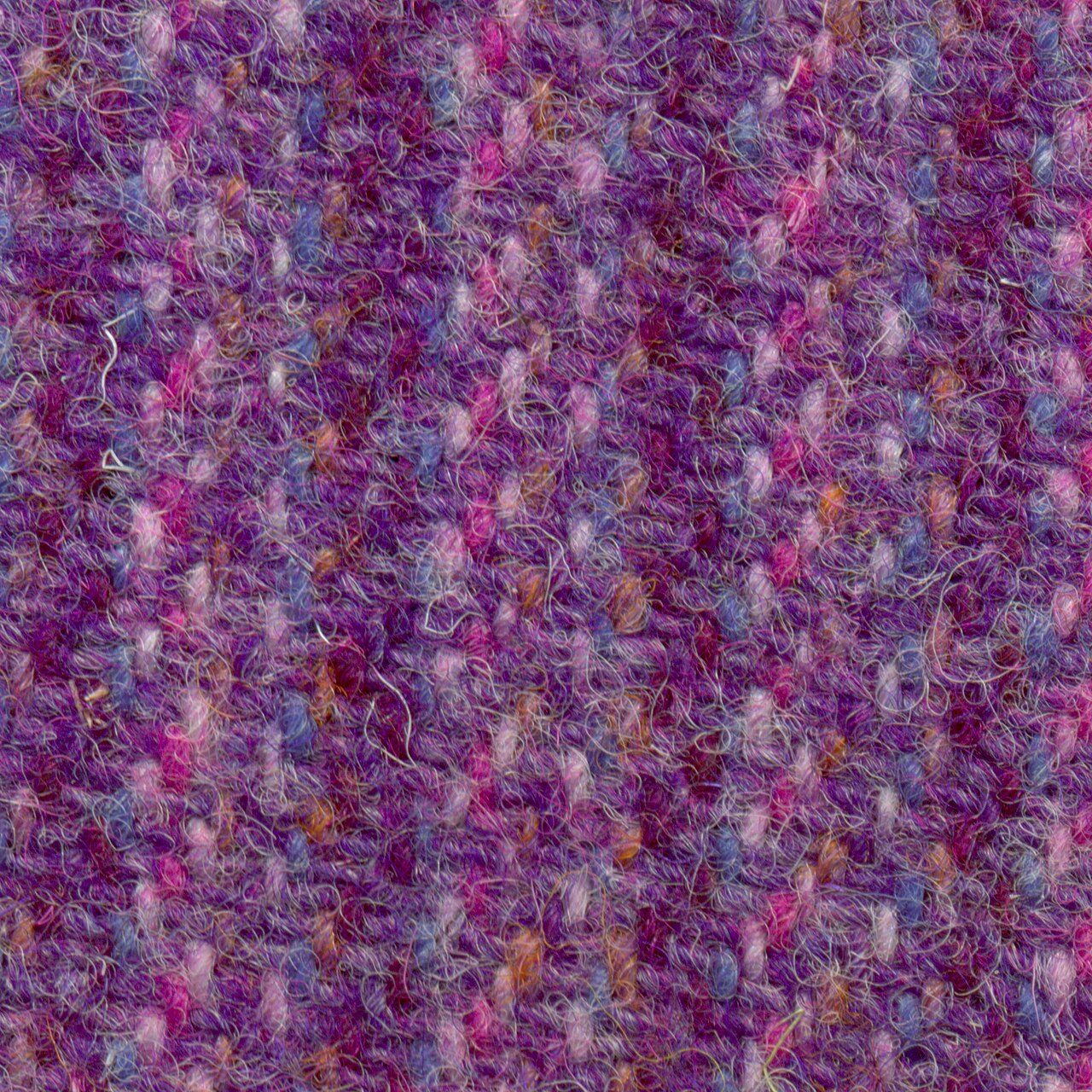 2D-scan of a cloth sample of Harris Tweed (kaona). Handwoven woolen cloth from the Outer Hebrides.